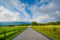 A country road in the rural Potomac Highlands of West Virginia Royalty Free Stock Photo