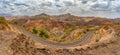 Country road through Simien Mountains, Ethiopia