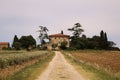 Country road in Umbria, Italy Royalty Free Stock Photo