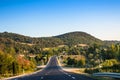 Country road winding through the French Provence Royalty Free Stock Photo