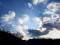 Country side beautiful sky views amazing trees clouds house