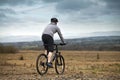 Country side cycling Royalty Free Stock Photo