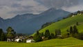 Country side landscape scene, Dolomites Italy Royalty Free Stock Photo