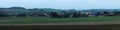 Country side panorama in twilight Royalty Free Stock Photo