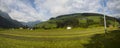 Country side panoramic scene, Italy Royalty Free Stock Photo