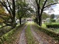 Country side road in, Leeming, Keighley, UK Royalty Free Stock Photo