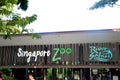 Entrance of Singapore zoo and river safari Royalty Free Stock Photo