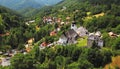 Country in Slovakia - Village Spania Dolina Royalty Free Stock Photo