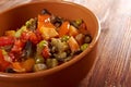 Country stew - gyuvech. Royalty Free Stock Photo