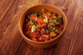 Country stew - gyuvech. Royalty Free Stock Photo