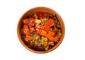 Country stew - gyuvech. Royalty Free Stock Photo