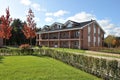 Country-storey residential block brick houses Royalty Free Stock Photo