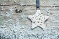 Country style Christmas star Royalty Free Stock Photo