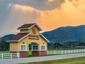 Country Style Gate on Field Royalty Free Stock Photo