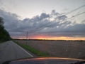 Country Sunset roads