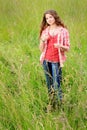 Country Teen Daydreaming Royalty Free Stock Photo