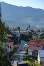 country village rooftops in Slovakia