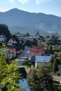 country village rooftops in Slovakia