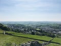 Country Walkway view in Settle, North Yorkshire, England on a sunny day