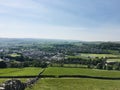 Country Walkway view in Settle, North Yorkshire, England on a sunny day