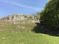 Country Walkway view in Settle, North Yorkshire, England on a sunny day