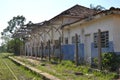 Brazil, train station abandoned for decades by Brazilian governments that do not invest in infrastructure in the country
