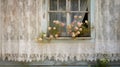 country window farmhouse building Royalty Free Stock Photo