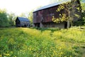 Countryside barn building and home Royalty Free Stock Photo