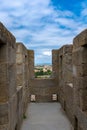 Countryside from the Carcassonne fortress, France