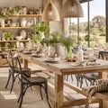 Countryside Chic Dining Setup