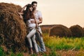 Countryside couple portrait Royalty Free Stock Photo