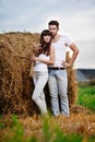 Countryside couple portrait Royalty Free Stock Photo