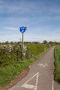 Countryside cycle lane