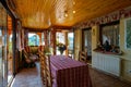 Countryside house comfortable interior in alsacien style Royalty Free Stock Photo