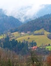 Countryside of ÃÂ kofja Loka, Slovenia in Winter
