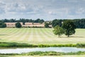 Countryside landscape in rural English countryside Royalty Free Stock Photo