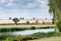 Countryside landscape in rural English countryside Royalty Free Stock Photo