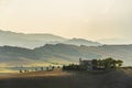 Countryside landscape in Val d`Agri, Basilicata