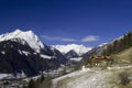 Countryside lodge in the Austrian Apls Royalty Free Stock Photo