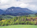 Countryside with Lomy hill near Bobrovnik Royalty Free Stock Photo