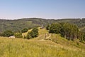 Countryside near Filipka hill in Slezske Beskydy mountains