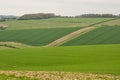 Countryside near Shoreham, Sussex, England Royalty Free Stock Photo