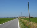 Countryside near Vercelli, Italy, at summer