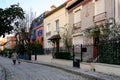 The countryside in Paris, district of pavilions rare in Paris