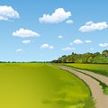 Countryside Road Royalty Free Stock Photo