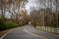 Countryside Road Through a Tunnel