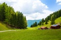 Countryside scenery near Mont Blanc, Alps