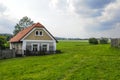 Countryside scenes in Czech - Radnavice - house and pasture
