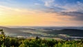 Countryside Summer Sunset Landscape