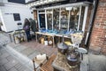 An antique shop in Tenterden, Kent, England